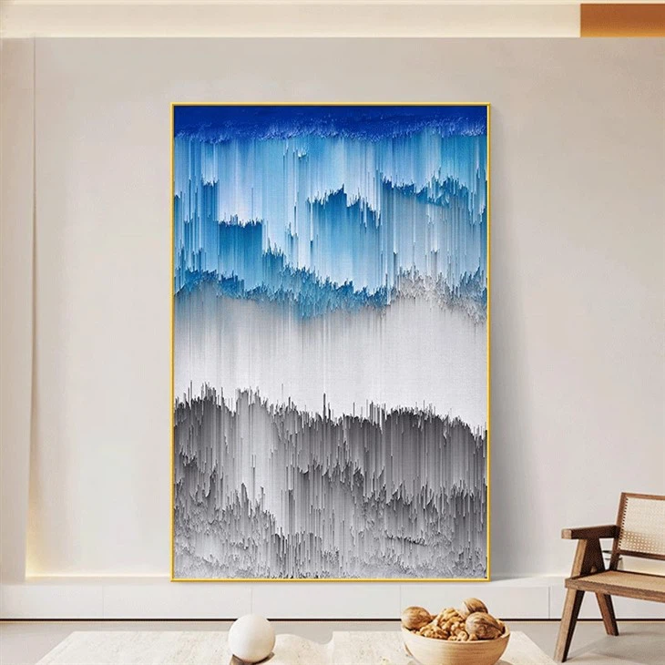 Abstract Crystal Porcelain Painting
