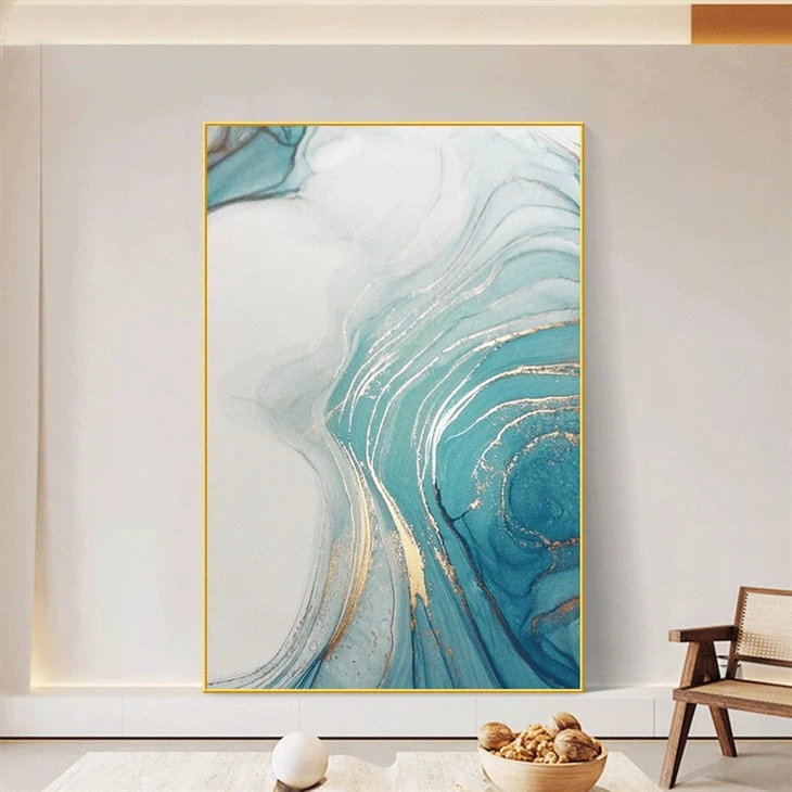 Abstract Crystal Porcelain Painting