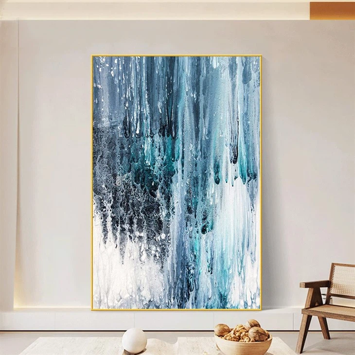 Abstract Crystal Porcelain Painting