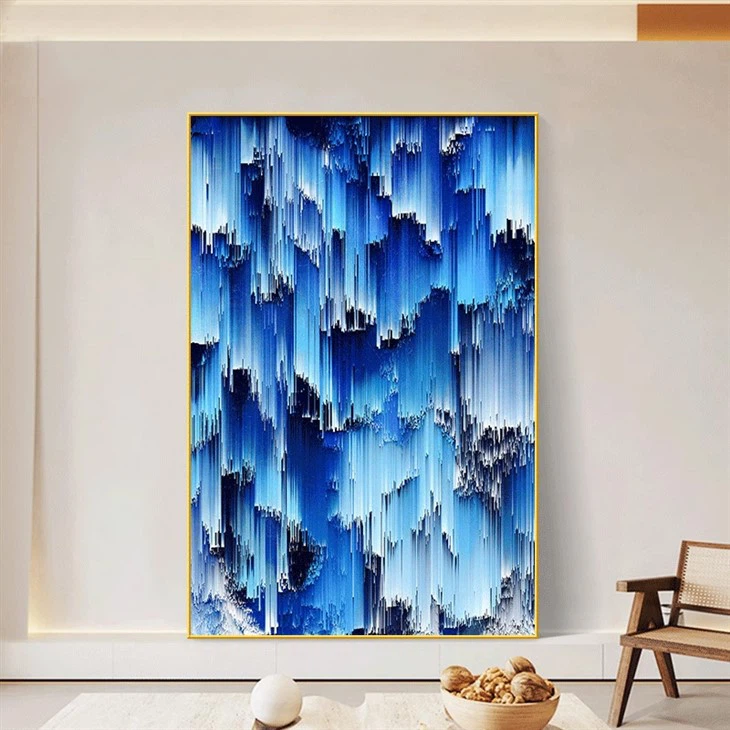 Abstract Crystal Porcelain Painting